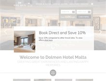 Tablet Screenshot of dolmen.com.mt